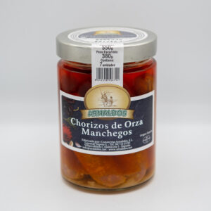 Chorizos de orza manchegos cristal
