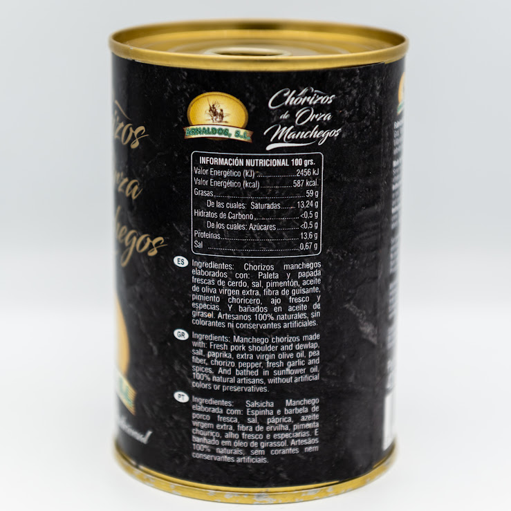 Chorizos de orza manchegos lata - Imagen 3
